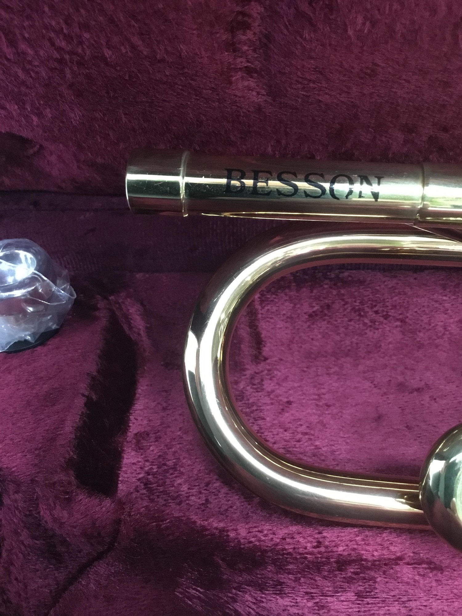 Lot 66 - Besson International tri-colour trumpet