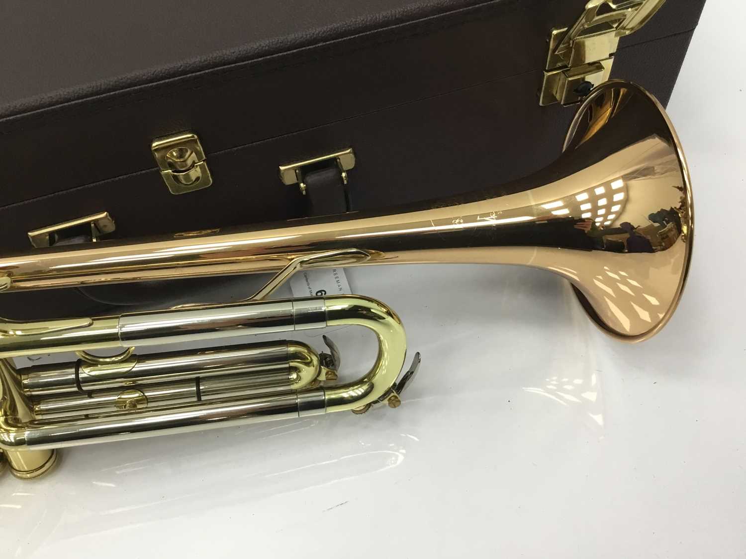 Lot 66 - Besson International tri-colour trumpet