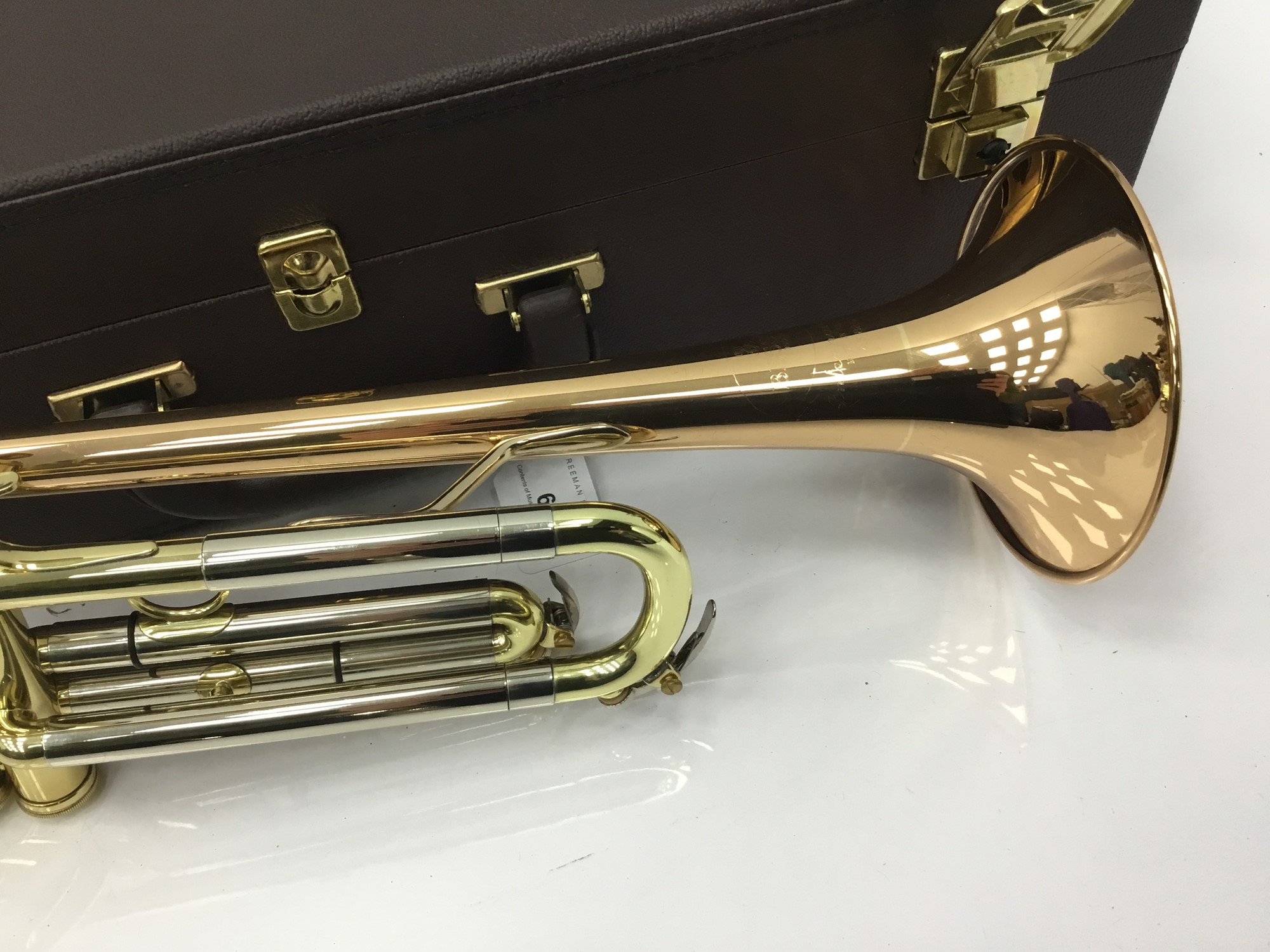 Lot 66 - Besson International tri-colour trumpet
