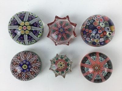 Lot 96 - Six Strathearn art glass paperweights circa 1970 (6)
