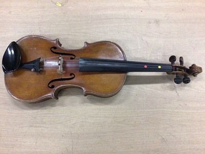 Lot 960 - Antique violin