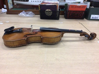 Lot 960 - Antique violin