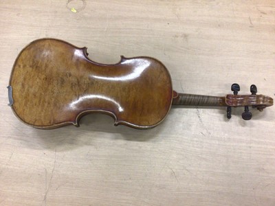 Lot 960 - Antique violin