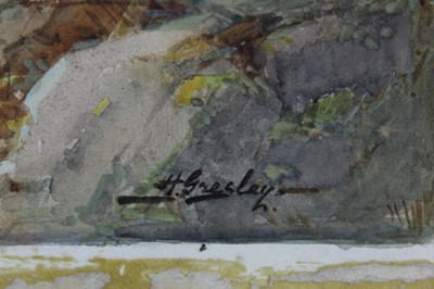 Lot 175 - Harold Gresley (1892-1967) watercolour - A Badger, signed, unframed, 29cm x 40cm