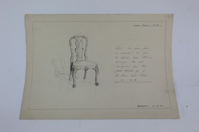 Lot 187 - Arthur H. Moore, collection of ten Edwardian architect's drawings