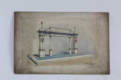 Lot 187 - Arthur H. Moore, collection of ten Edwardian architect's drawings