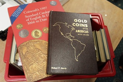 Lot 367 - World - coin reference books to include G.B. North Vol.I, English Copper, Tin & Bronze coins in the British Museum 1558-1958 (second edition 1970), Coincraft's 1997 Standard Catalogue of English &...