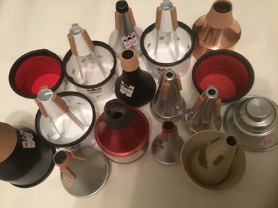 Lot 143 - Collection of various trumpet/cornet mutes