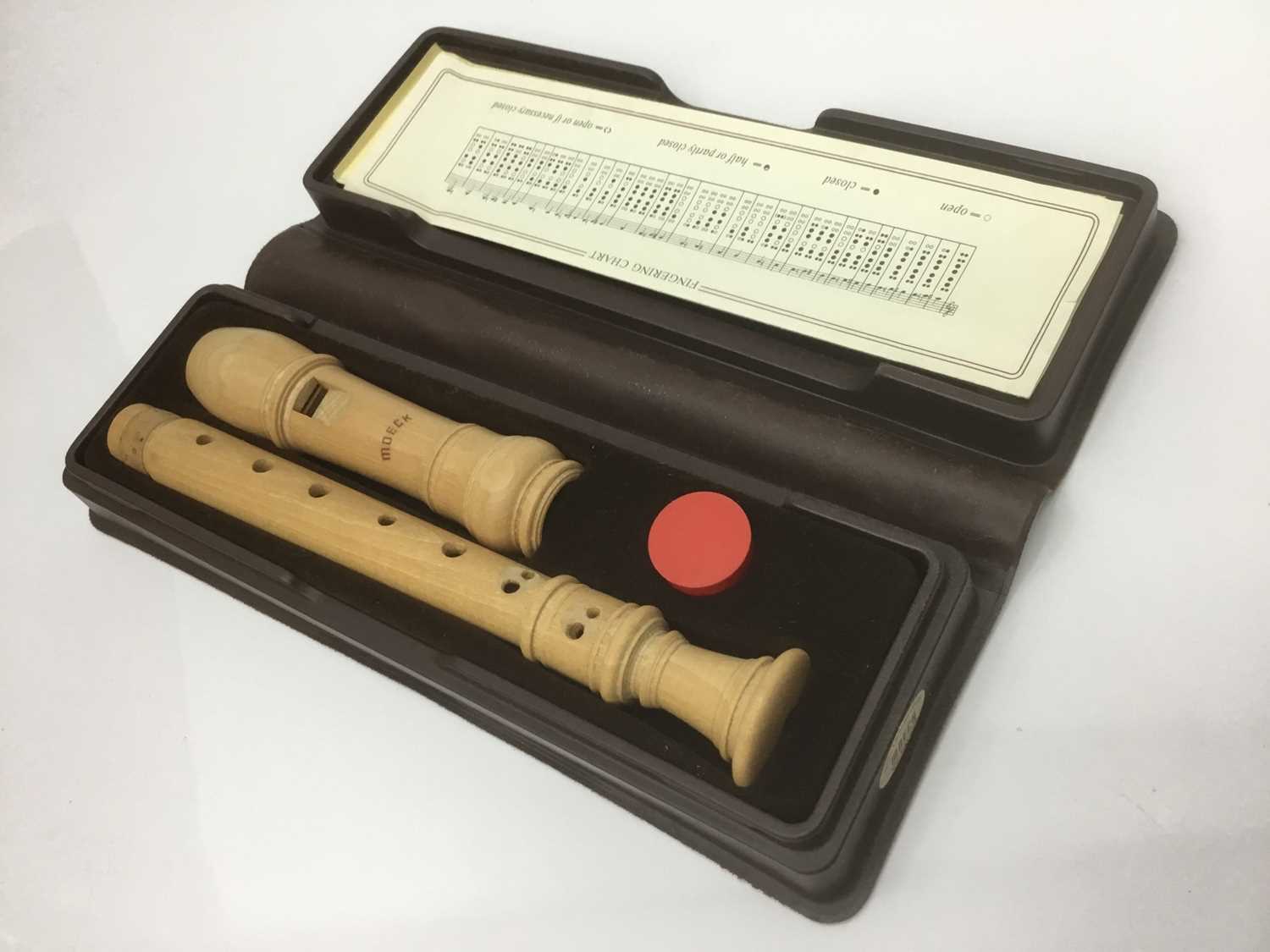 Lot 147 Moeck wooden descant recorder