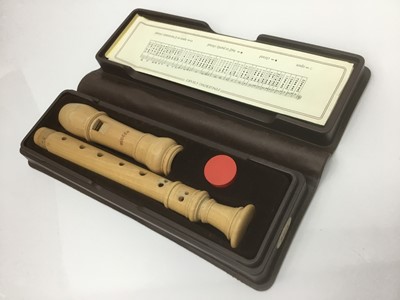 Lot 147 - Moeck wooden descant recorder