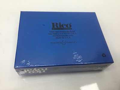 Lot 149 - Large quantity of Rico Royal tenor sax reeds, various sizes unopened condition, approximately 50