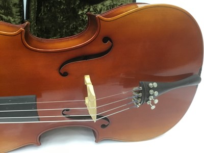 Lot 154 - Reghin full sized cello, cased