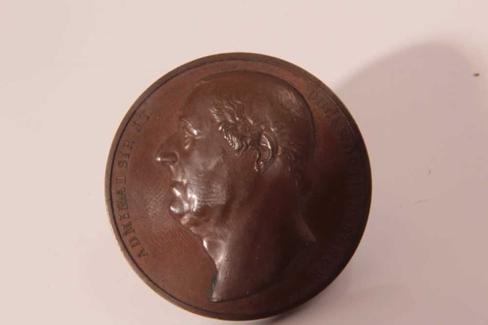 Lot 3 G B Ae Medallion Death Of Admiral