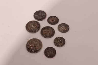 Lot 399 - G.B. mixed silver Maundy oddments