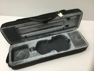 Lot 170 - Two good quality fitted violin cases, together with group of other violin cases