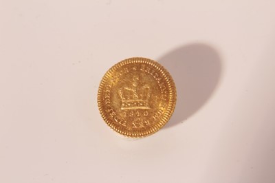 Lot 404 - G.B. - Gold third-guinea George III 1810 E.F. (1 coin)