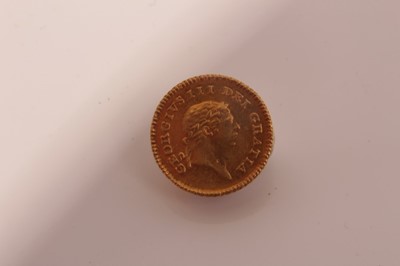 Lot 404 - G.B. - Gold third-guinea George III 1810 E.F. (1 coin)
