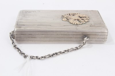 Lot 4 - Imperial Russian silver smokers Companion