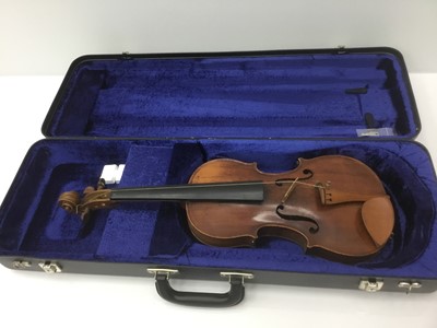 Lot 177 - Antique Continental full sized violin