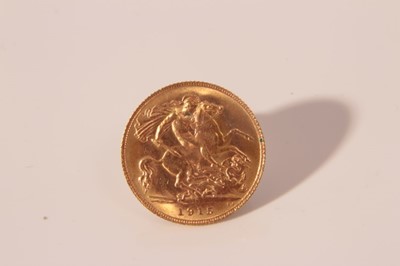 Lot 439 - G.B. - Gold Half Sovereign George V 1915P GEF (1 coin)