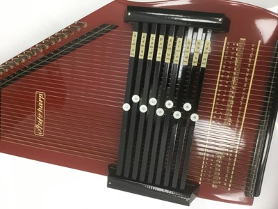 Lot 183 - Encore electro-acoustic mandolin together autoharp and a zither