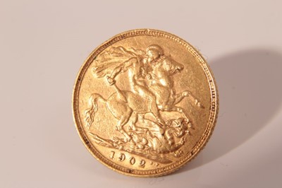 Lot 440 - G.B. - Gold Sovereign Edward VII 1902 AVF (1 coin)