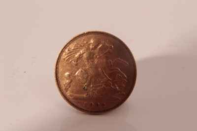 Lot 444 - G.B. - Gold Half Sovereign Edward VII 1902 GF/AVF (1 coin)