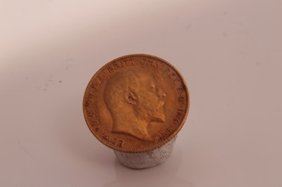 Lot 444 - G.B. - Gold Half Sovereign Edward VII 1902 GF/AVF (1 coin)