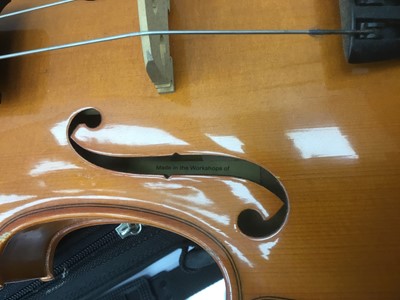 Lot 184 - Collection of four student violins and two viola