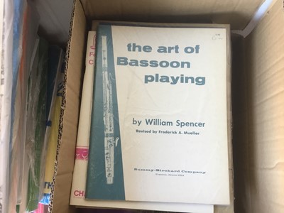 Lot 191 - Very large collection of woodwind music books
