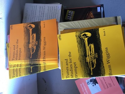 Lot 192 - Very large quantity of brass music books