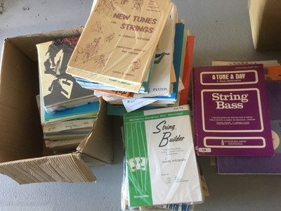 Lot 194 - Quantity of music books for strings, guitar