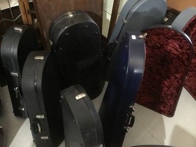 Lot 197 - Collection of hard cases for euphoniums and baritones