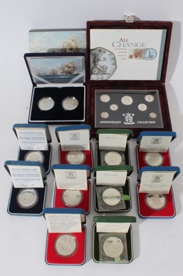Lot 476 - G.B. - The Royal Mint issued silver proof coins and coin sets