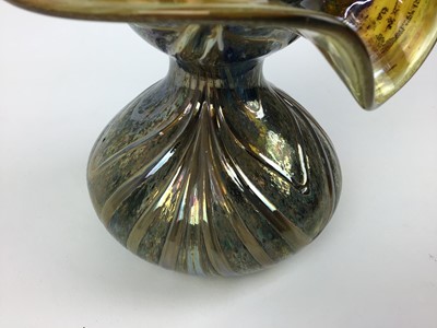 Lot 582 - Jack in the pulpit art glass vase by Vaclav Stepanek signed