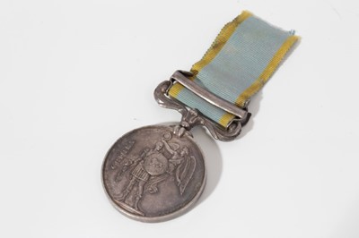 Lot 200 - Victorian Crimea medal with one clasp- Sebastopol, unnamed as issued