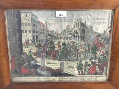 Lot 364 - 17th century Continental engraving