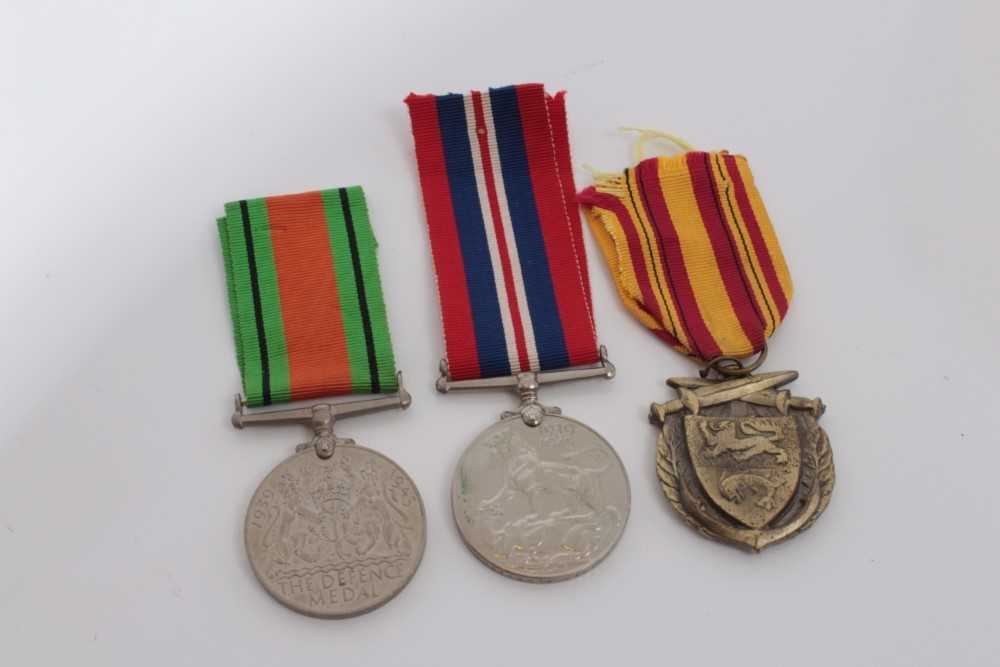 Lot 229 - Group of three medals comprising Second World War Defence medal, Second World War medal named to V83717 F.Wraight and Dunkirk Commemorative medal (3)