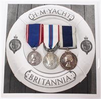 Lot 103 - Interesting Royal Yacht Britannia Service...