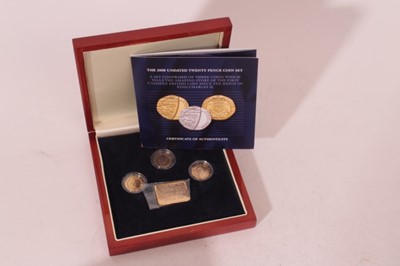 Lot 509 - G.B. - The London Mint Office 2008 undated twenty pence three coin set in case of issue with Certificate of Authenticity (1 coin set)