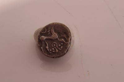 Lot 536 - Celtic - silver unit Iceni Norfolk boar phallic type AVF (ref ABC 1582) (1 coin)