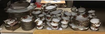Lot 167 - Royal Albert Old Country Roses tea, coffee and dinner service, approx 120 pieces