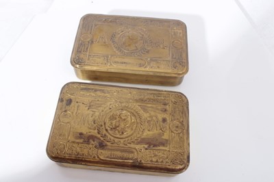 Lot 260 - Two First World War Princess Mary Gift Tins (2)