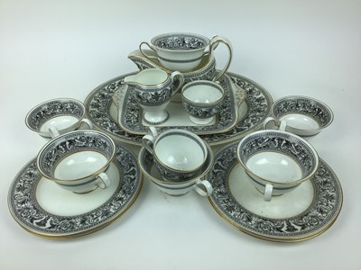 Lot 174 - Wedgewood Florentine W4312 tea and dinner service - 53 pieces