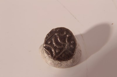 Lot 543 - Celtic - silver unit Iceni 'Ecen' tribal type AEF/EF (Ref: Spink 443A).  This coin ex-Forncett Hoard, Norfolk 1997