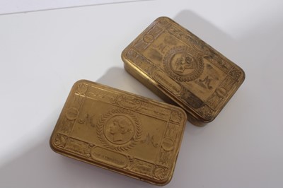 Lot 248 - Two First World War Princess Mary Gift Tins (2)