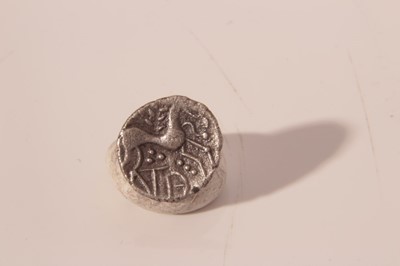 Lot 547 - Celtic - silver unit Iceni 'Antedios' D-bar type GEF (ref: ABC 1645) (1 coin)