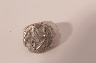 Lot 554 - Celtic silver unit Iceni 'Ecen Ed' type (ref: ABC 1673) EF/AEF (rare) (1 coin)