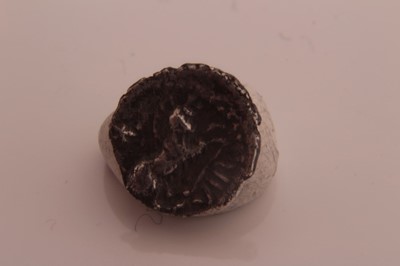 Lot 555 - Celtic - silver unit Regini and Atrebates 'Verica Smiley' type (ref: ABC 1220) GF/AVF - scarce (1 coin)