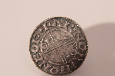 Lot 568 - Saxon - silver penny Edward the Confessor Sovereign eagles type (1056-9) rev: +ARNGRIM ON EOF (Arngrim on York) (ref: Spink 1181) AVF/GF - scarce (1 coin)